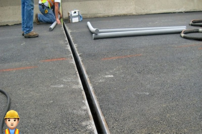 Junta de dilatação para piso de concreto